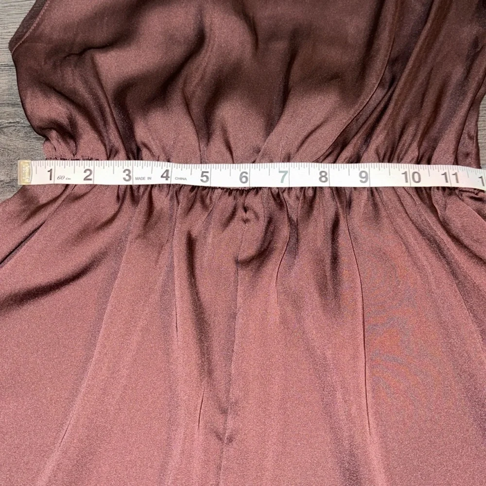 Free People Intimately Fall Into You Silky Romper Size XS Brown - Picture 11 of 13